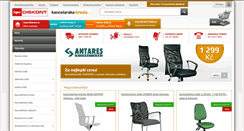 Desktop Screenshot of kancelarska-kresla.cz